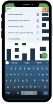The StoreDash mobile app showing an indoor store map